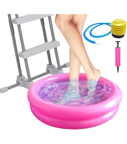 Inflatable Pool Foot Bath Basin, 36.61x28.74inch Foot Soaking Bath Inflatable Pool Foot Bath Basin, 36.61x28.74inch Foot Soaking Bath