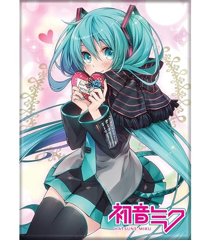 Amazon.com: Ata-Boy Hatsune Miku on Black Magnet - 2.5