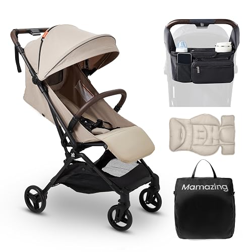 MAMAZING Ultra Air Lightweight Baby Travel Stroller with Carbon Fiber  Frame, Compact & Airplane-Friendly, One-Handed Fold, 11.6 lbs, Perfect for  Toddlers, Organizer & Cushion Included, Simply Taupe in Dubai - UAE |