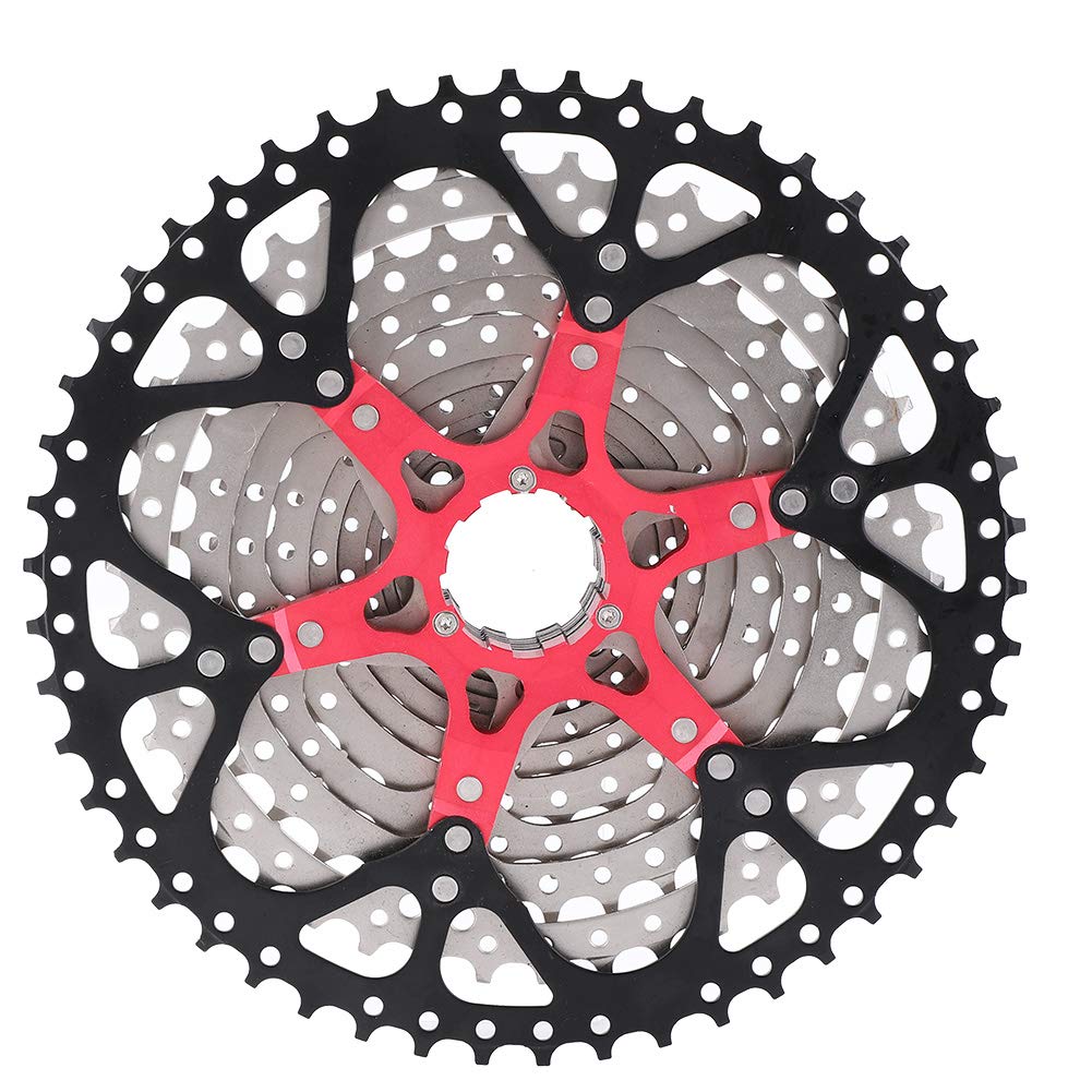 Bike Freewheel Set, 9/10/11/12 Speed 32/36/42/46T Speed Freewheel Bike Cassette Mountain Cycling Freewheel Cassette Sprocket Gear Perfect Replacement for Mountain Bike,
