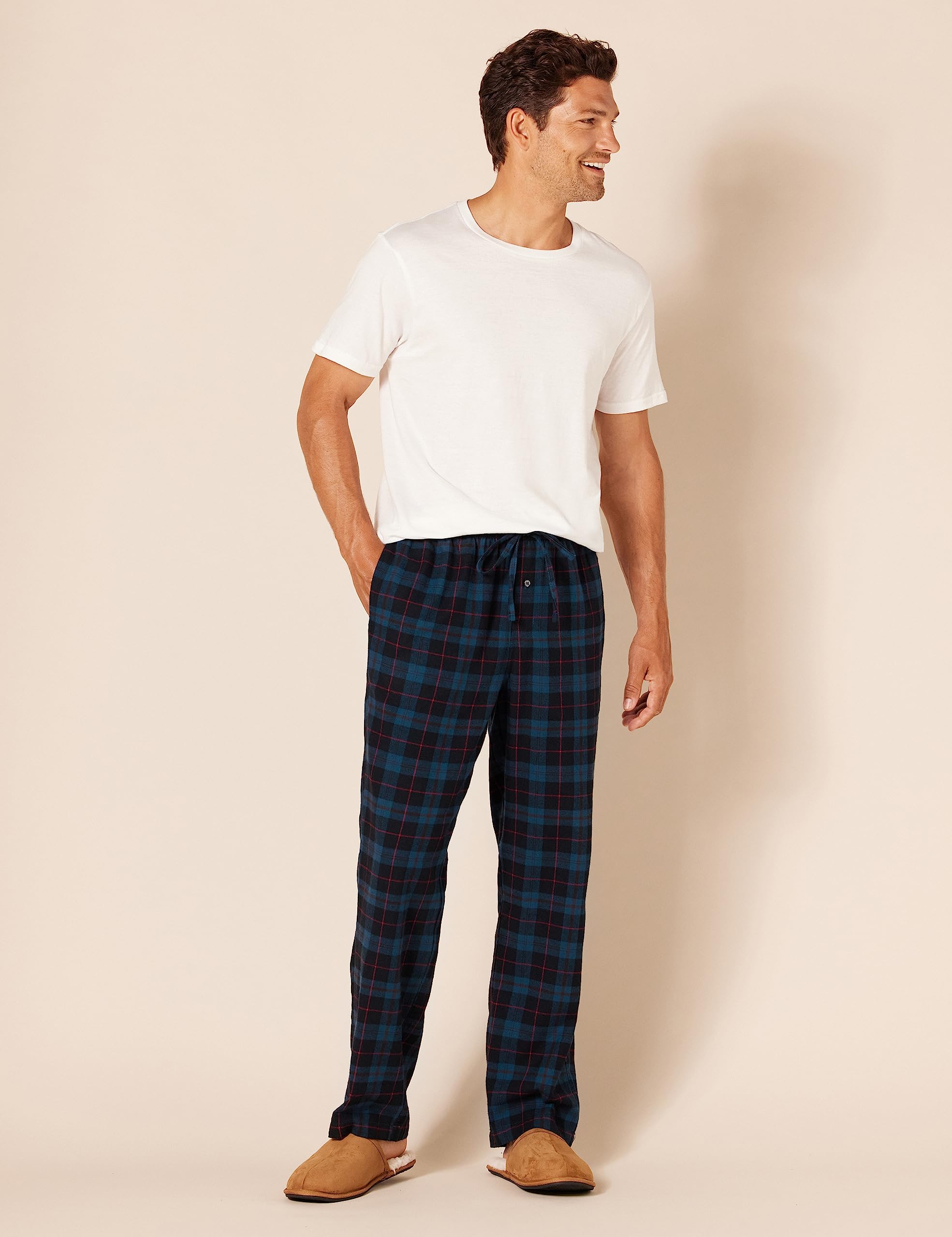 Amazon Essentials Men's Breathable Flannel Pajama Pant (Available in Big & Tall)