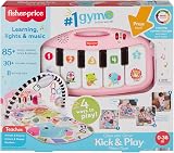 Fisher-Price Glow and Grow Kick & Play Piano Gym Pink HYH63 Queens English view 8