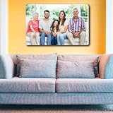 StickersWall Personalised Canvas Photo Frame A1 A2 A3 A4 76x51cm 30x20in view 6