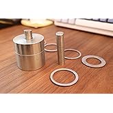 Coin Ring Puncher &amp; Spacer Set | Punch Hole Coin Jewelry Making Tool | Punch Hole Coin Jewelry Making Tool, 6 Punches, Self Centering, Center Punch