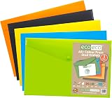 eco-eco A4+ 50% Recycled Wallets Pack of 25 Assorted Colours view 3