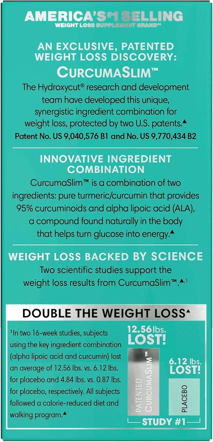 Weight Loss Pills for Women & Men | Hydroxycut Ultra Lean | Healthy Weight Loss Supplement Pills | Lose Weight with Turmeric Curcumin + Alpha Lipoic Acid | Metabolism Booster for Weight Loss, 60 Caps: Health & Personal Care