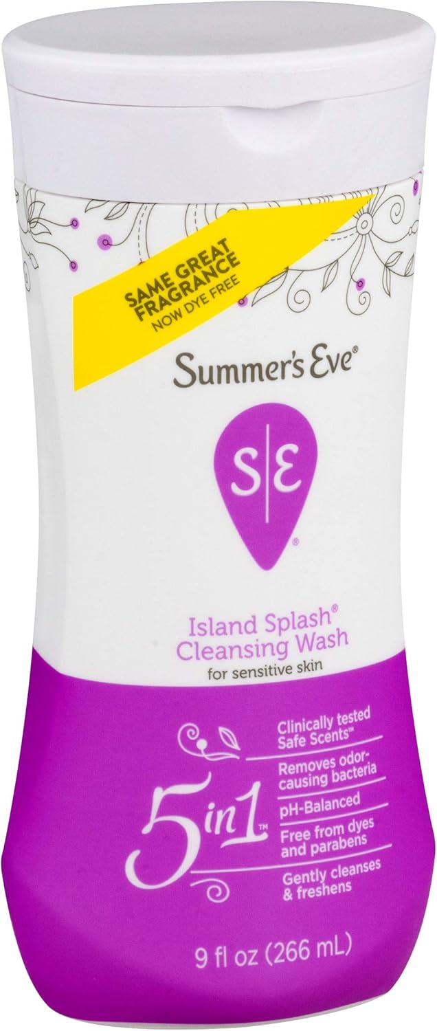 Summer's Eve Cleansing Wash | Morning Paradise | 9 Ounce | Pack of 1 | pH-Balanced, Dermatologist & Gynecologist Tested : Bath And Shower Gels : Beauty
