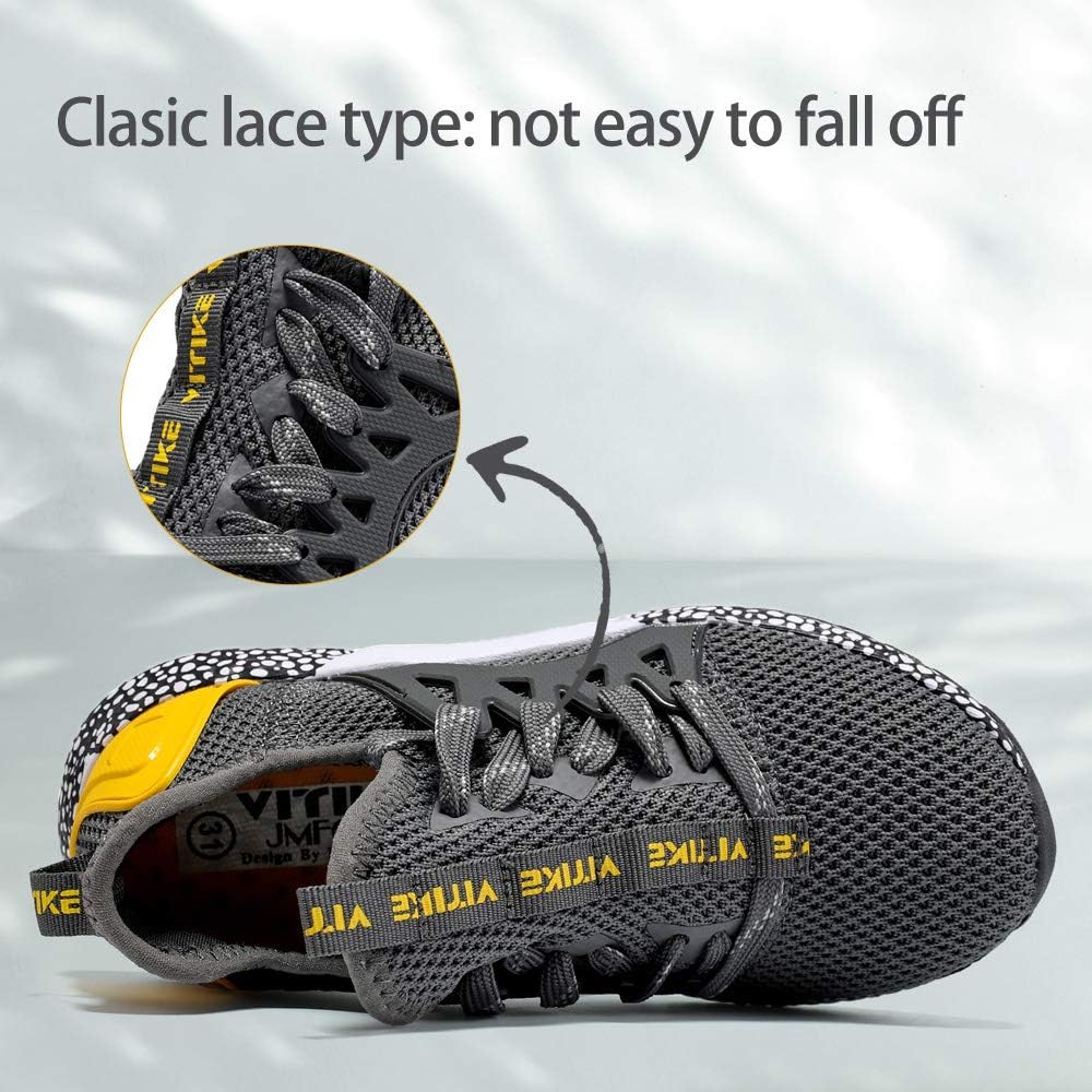 VITUOFLY Boys Sneakers Kids Running Shoes Girls Mesh Fitness Shoe Indoor Training Sneaker Lightweight Outdoor Sports Athletic Tennis Shoes for Little Kid/Big Kid: Shoes