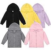 Imcute Baby Zip Up Hoodie, Unisex inflant Toddler Long Sleeve Sweatshirts Lightweight Jacket Hooded Coats Fall Winter Outfits