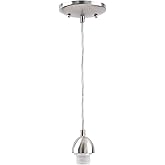 Westinghouse 7028400 Single-Light Mini-Pendant Kit with Nickel Finish