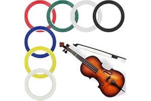 ALRHSO 7 Rolls 216ft Violin Fingering Tape Violin Tape Fingerboard Cello Positions Practising Tapes for Beginners Fretboard Note Positions (7 Colors)