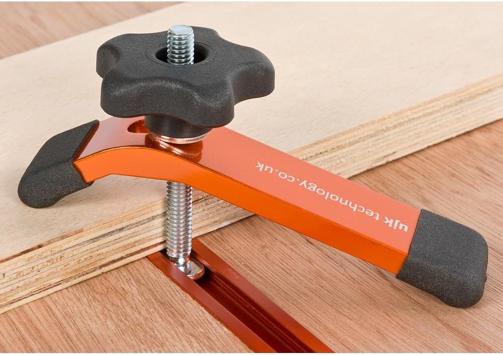 UJK Technology 915mm TTrack & Hold Down Clamp Package Deal Amazon.co.uk DIY & Tools