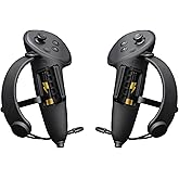 AMVR Extended Controller Grips Cover Compatible with Meta/Oculus Quest 3S/3 Accessories, with Battery Opening Cover and Knuck