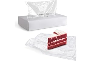 APQ Supply Deli and Bakery Wrap Plastic Sheets, 8 x 10.75 Inch. Pack of 1000 Clear Polypropylene Sandwich Wraps Sheets. Precut Plastic Wrap for Food. Sturdy Liquid-Proof Sandwich Wrapper