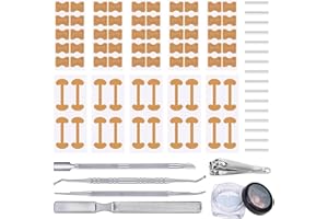 Ingrown Toenail Corrector Set Professional Ingrown Toenail Kit with Nail Strips Corrector Patch Pedicure Tools for Home
