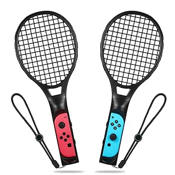 Raqueta de tenis para Nintendo Switch, Raqueta de tenis Yocktec Joy-Con Kit de