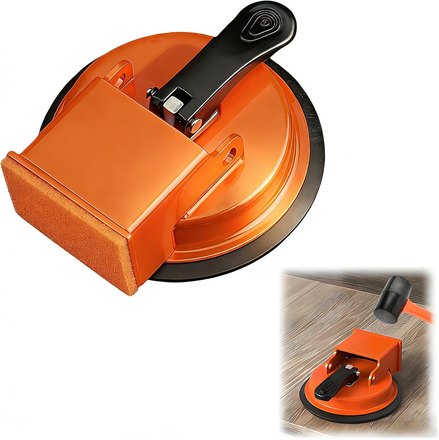 2026 Upgraded Heavy Duty Floor Gap Fixer Tool with Enhanced Vacuum Suction Cup,Flooring Gap Repair Tool for Laminate,Vinyl, Wood & Tile Flooring