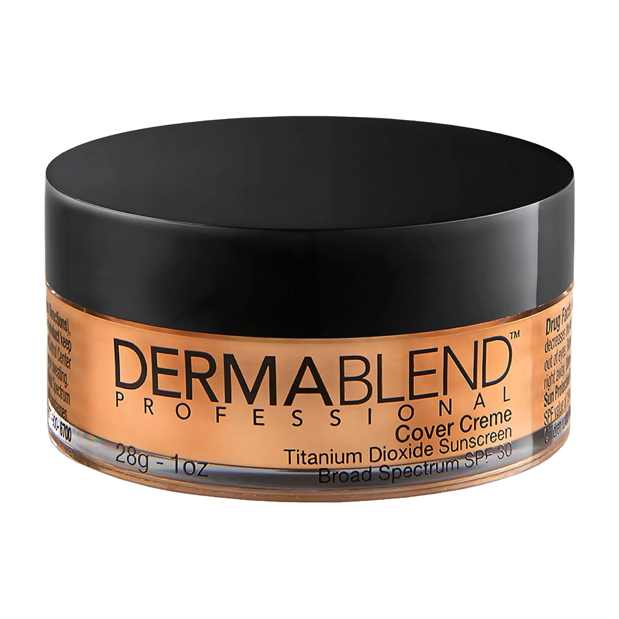Photo 1 of Dermablend Cover Creme High Coverage Foundation with SPF 30, 40W Caramel Beige, 1 Oz.