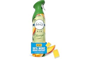 Febreze Air, Air Freshener Spray, Odour Fighting Room Spray, Deodourizer for Home Bathroom Kitchen Office Apartment Dorm Room