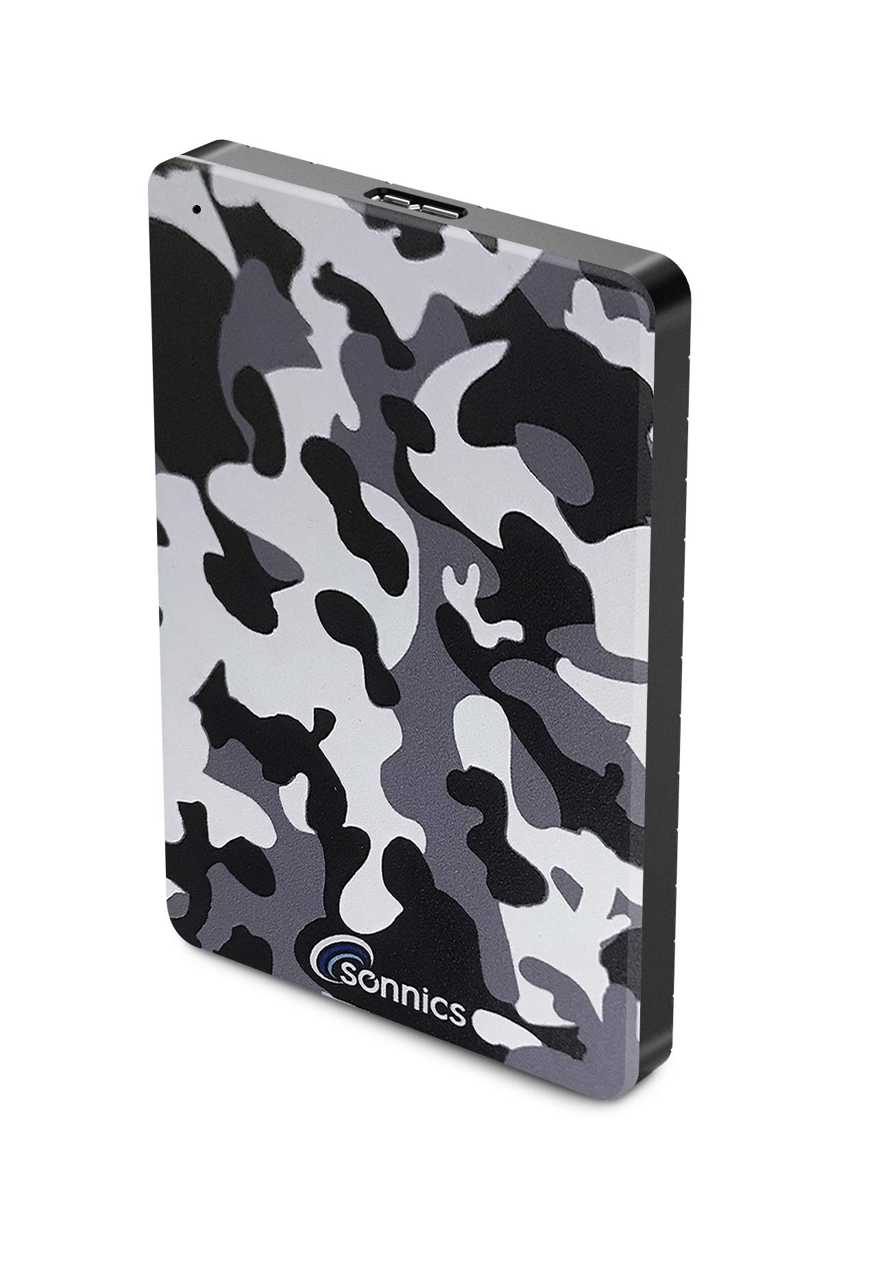 Sonnics 500GB Grey Camo External Portable Hard drive USB 3.0 super fast transfer speed for use with Windows PC, Apple Mac, Smart tv, XBOX ONE & PS4 Special Edition