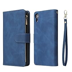 UEEBAI Wallet Case for iPhone XR, Premium Vintage
