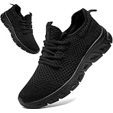 YTATSP Running Shoes for Men Tennis Gym Non Slip Athletic Walking Sneakers | Lightweight Breathable, Slip On Design, Lace-Up Fit, Soft Insole, Outdoor Workout, Sport, Training, Casual