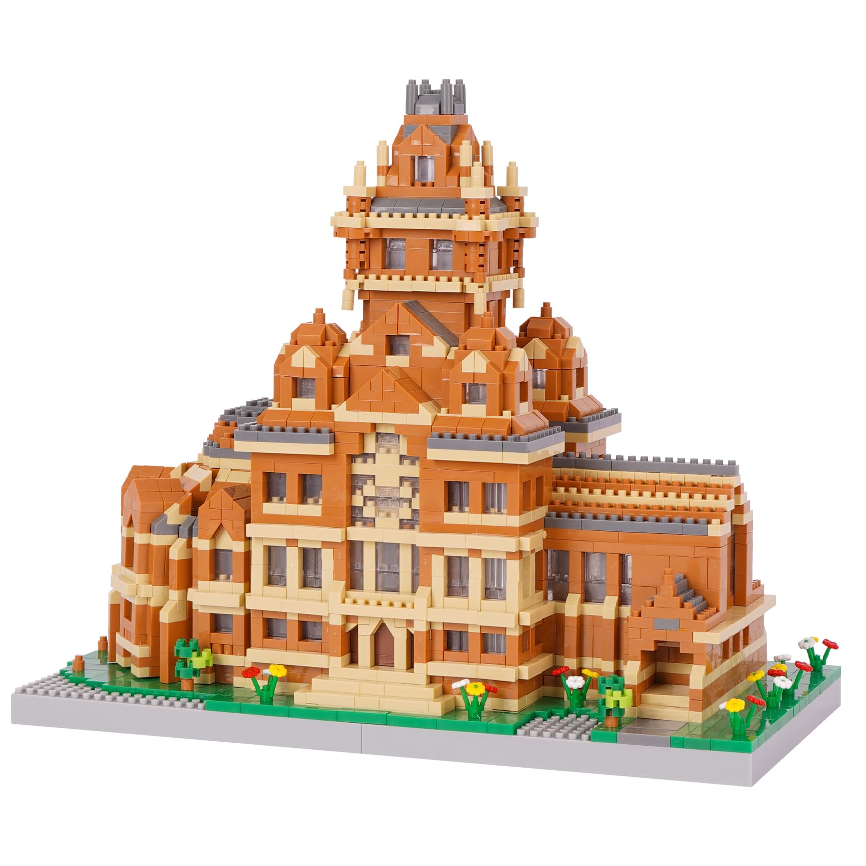 LULUFUN Building Block Set, Memorial Hall World Famous College Model Collection Toys,Mini Blocks Kit for Hobbyists, Gift for Adults and Children