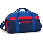 HawLander Kids Duffle Bag for Boys or Girls, Fit School Practice, or Overnight Travel (Navy Blue)