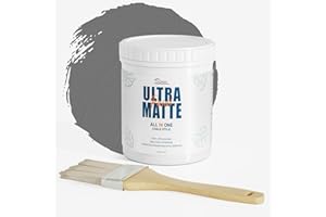 CIONIA Chalk Paint - Ultra Matte Chalk Paint for Furniture, Home Decor, Crafts,Cabinet Paint, Wood Paint - Eco-Friendly - All-in-One -(5 OZ,Anthracite Gray)