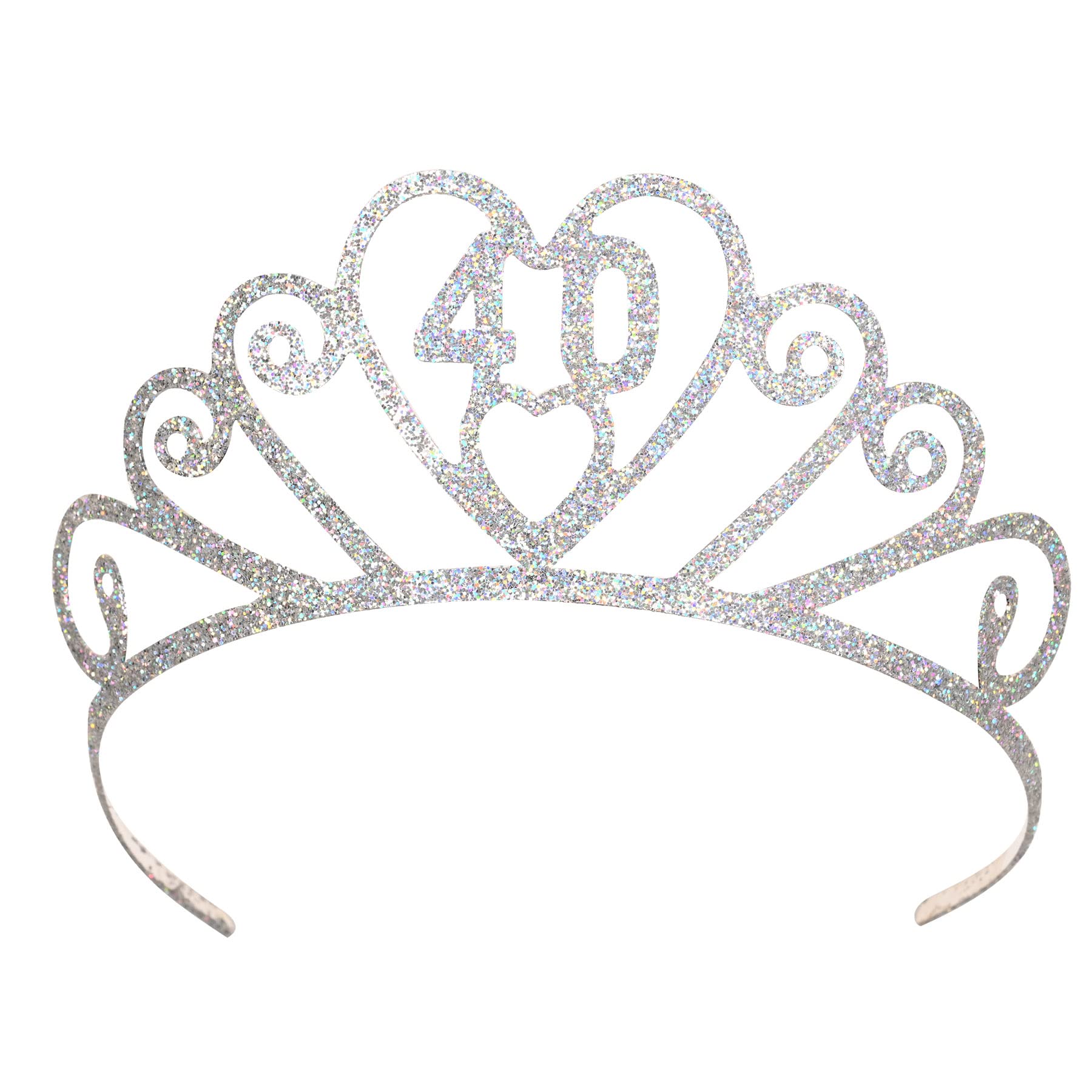 Beistle 60633-40 Glittered Metal 40" Tiara