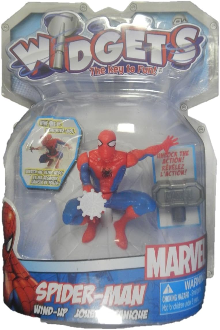 Marvel Widgets Spiderman Wind Up The Key to Fun Unlock The