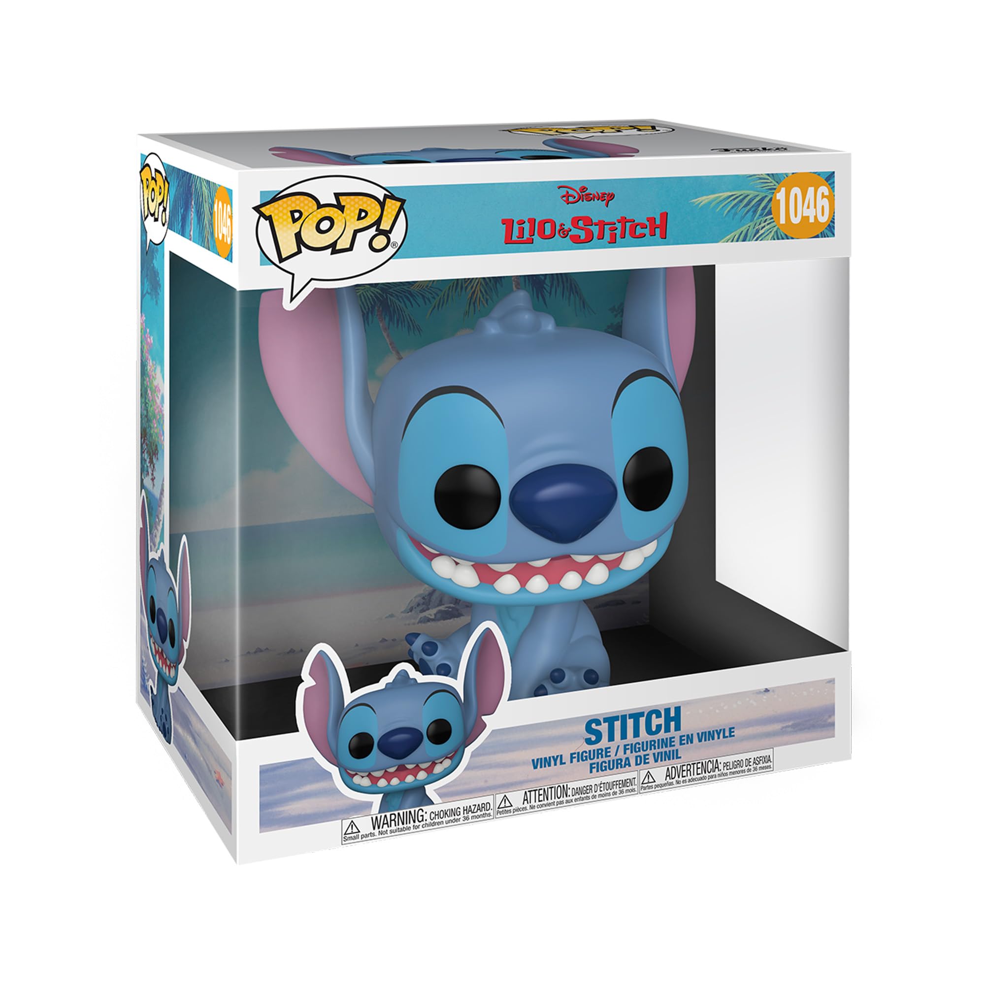 Funko Pop! Jumbo: Disney - Stitch - Disney: Lilo & Stitch - Collectable Vinyl Figure - Gift Idea - Official Merchandise - Toys for Kids & Adults - Movies Fans - Model Figure for Collectors