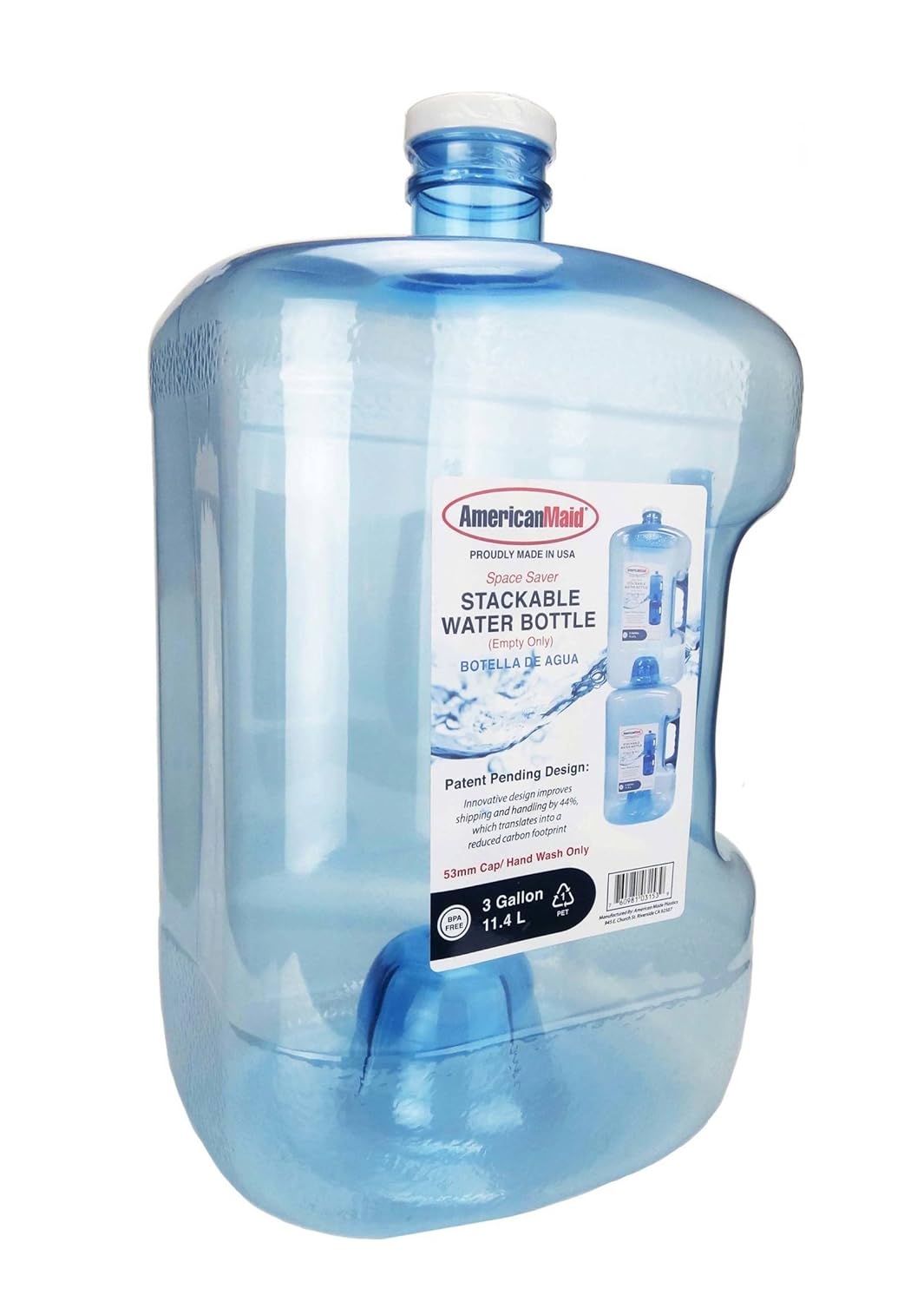 3 Gallon Water Bottle Original American Made Material is BPA Free New
