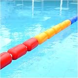 Safety Rope & Float Kit, 32.8ft Swimming Lane Divider for Pool Safety view 1