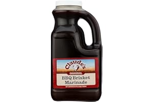 CLAUDE'S Claudes Brisket Marinade Sauce - BBQ Sauce, Meat Tenderizer, Steak Sauce (64 FL Oz)