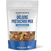 Amazon Grocery, Deluxe Pistachio Mix, Roasted &amp; Salted, 16 Oz (Previously Happy Belly, Packaging May Vary)