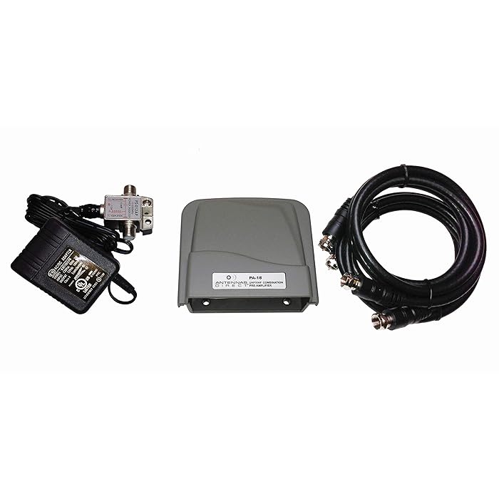 Buy Antennas Direct PA18 Ultra LowNoise Preamplifier, 4K Ready, Rural
