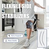 MAYKI Knee Support Brace with Patella Gel Pad Adjustable Straps view 3