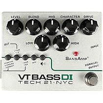 Tech 21 SansAmp Character Series VT Bass DI : Amazon.com.br