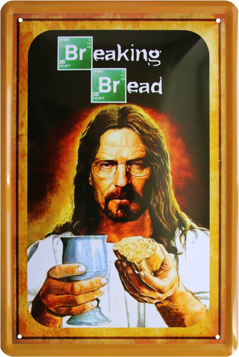 BR Eaking BR EAD Funny Design 20 x 30 cm tin sign 639