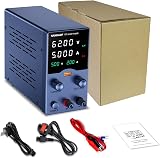 NANKADF 0-62V 0-5A DC Bench Power Supply 4-Digit LED USB Fast Charging view 7