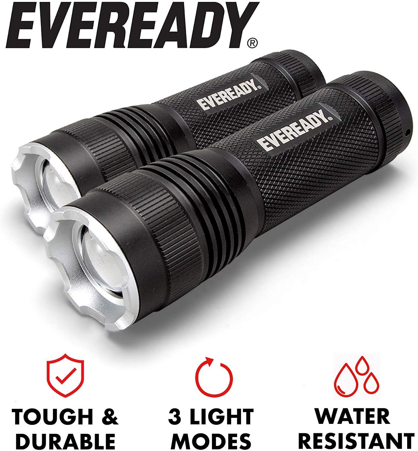 Energizer Eveready Tactical LED Torch, 2 Pack Amazon.co.uk DIY & Tools
