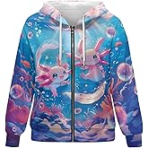 Showudesigns Zip Up Jackets for Women Plus Size Hoodies & Sweatshirts Fall Pullover Spring Tops