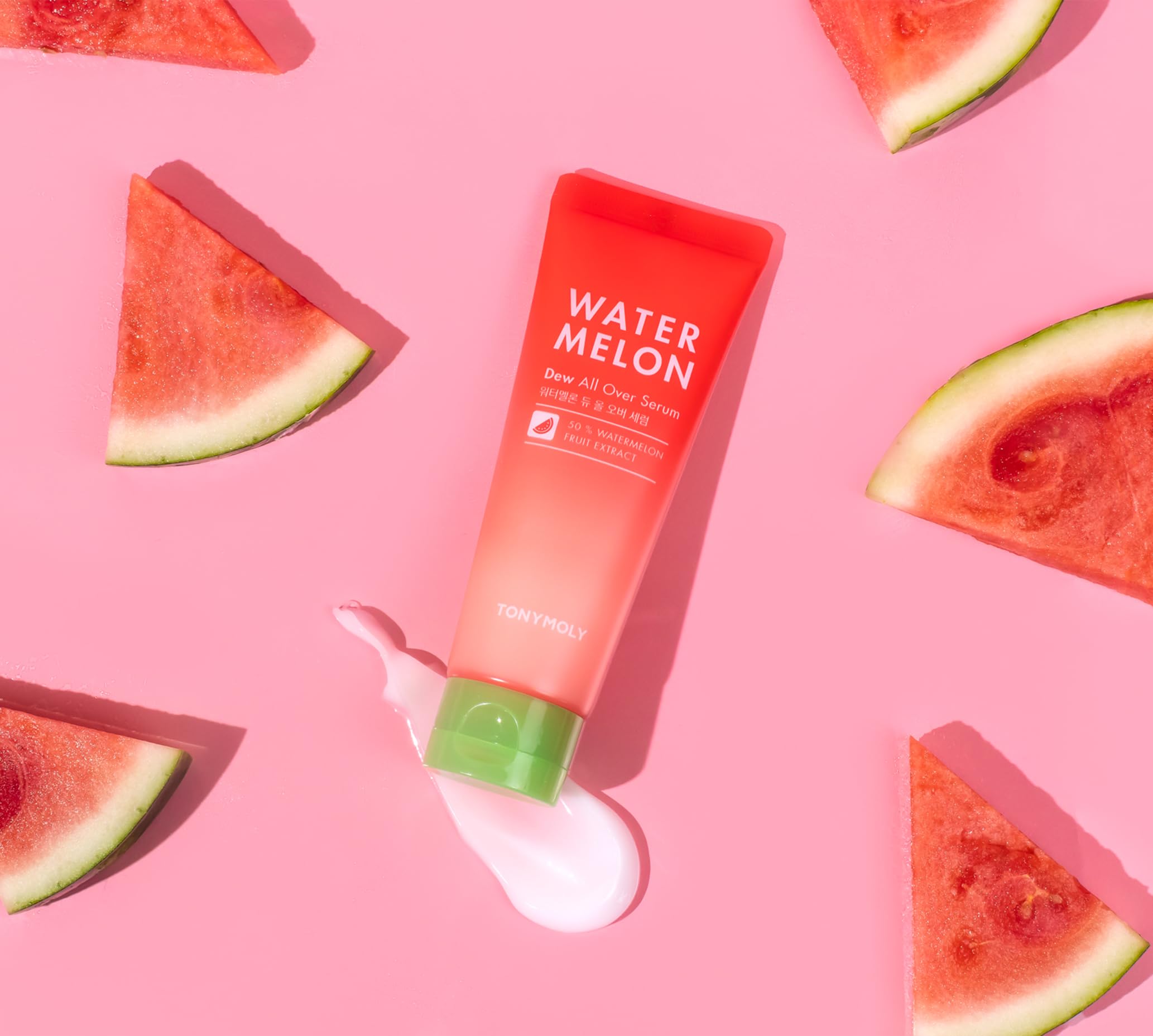 TONYMOLY Watermelon Dew All Over Body & Face Serum, Hydrating Serum for Glowing Skin, Korean Skincare, Watermelon Extract, Aloe Leaf Extract & Centella Asiatica, All Skin Types