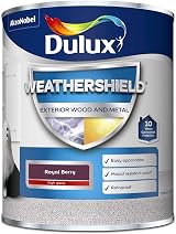 Dulux Weather Shield Exterior High Gloss Paint 750 ml Royal Berry view 2