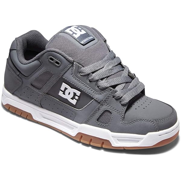 Amazon.com | DC Shoes Men's Low-Top Sneakers, Grey Gum, 11