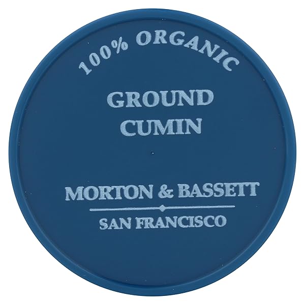 MORTON & BASSETT 100% ORGANIC GROUND CUMIN | WARM, EARTHY SPICE FOR INDIAN, MEXICAN & MIDDLE EASTERN RECIPES | GLUTEN FREE, SALT FREE, NON-GMO | 2 OZ JAR