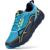 FitVille Wide Shoes for Men Non-Slip Trail Running Shoes Mens Extra Wide Walking Shoes Comfortable Wide Toe Box Sneakers for Flat Feet, Heel Pain & Plantar Fasciitis Relief