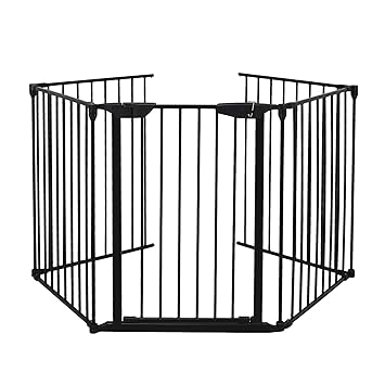 dog round gate