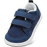 STQ KIDS Wide Toe Box Toddler Shoes Boys Girls Barefoot Shoes Lightweight Kid Tennis Sneakers Non-Slip Zero Drop First Walking Running Shoe for School Outdoor Indoor Sports